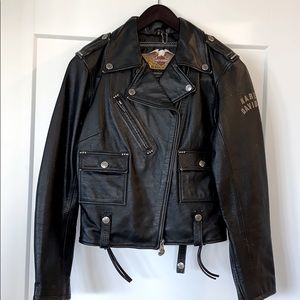 Harley Davidson woman’s leather jacket